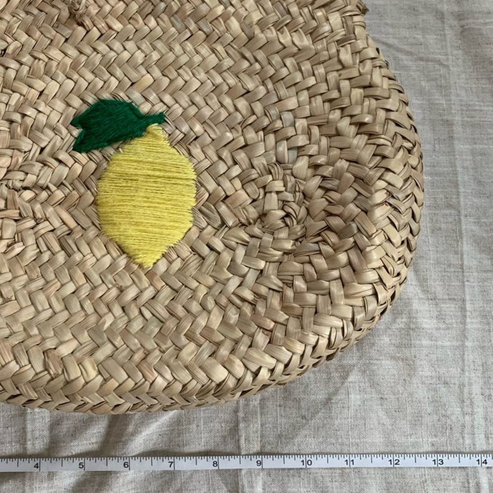 Boho Handmade 100% Straw Mini Basket - Picture 6 of 6